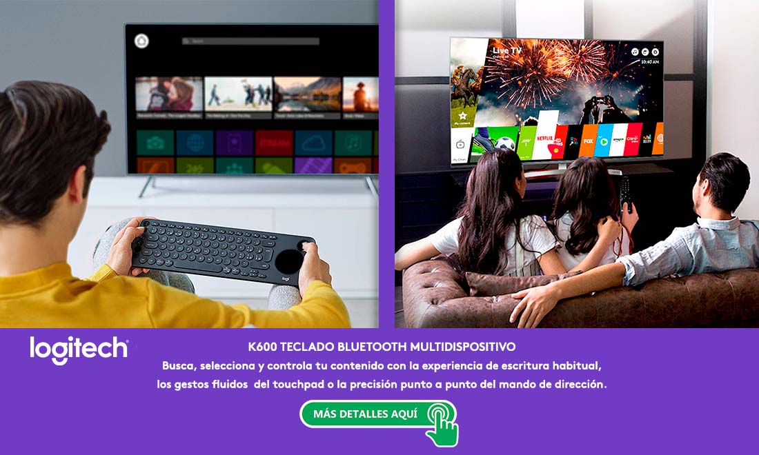 TECLADO INALAMBRICO BLUETOOTH LOGITECH K600 – Digital Smart
