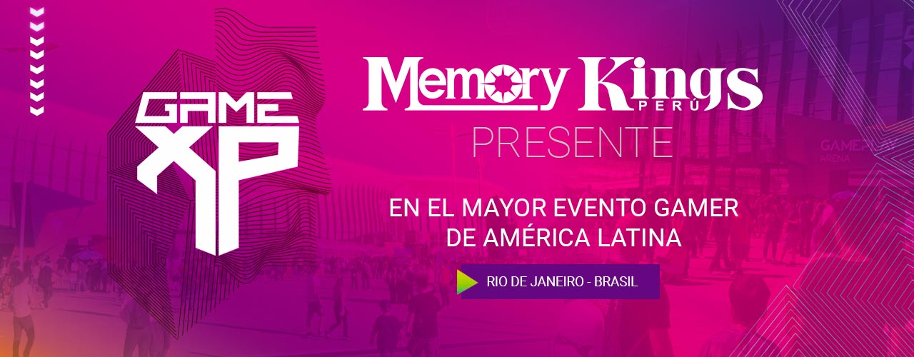 MEMORY KINGS EN EL EVENTO GAMER MAS GRANDE DE AMERICA LATINA GAME XP - RIO DE JANEIRO BRASIL