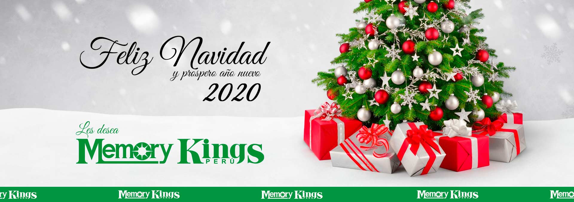 FELIZ NAVIDAD Y PROSPERO AÑO NUEVO 2020 LES DESEA MEMORY KINGS